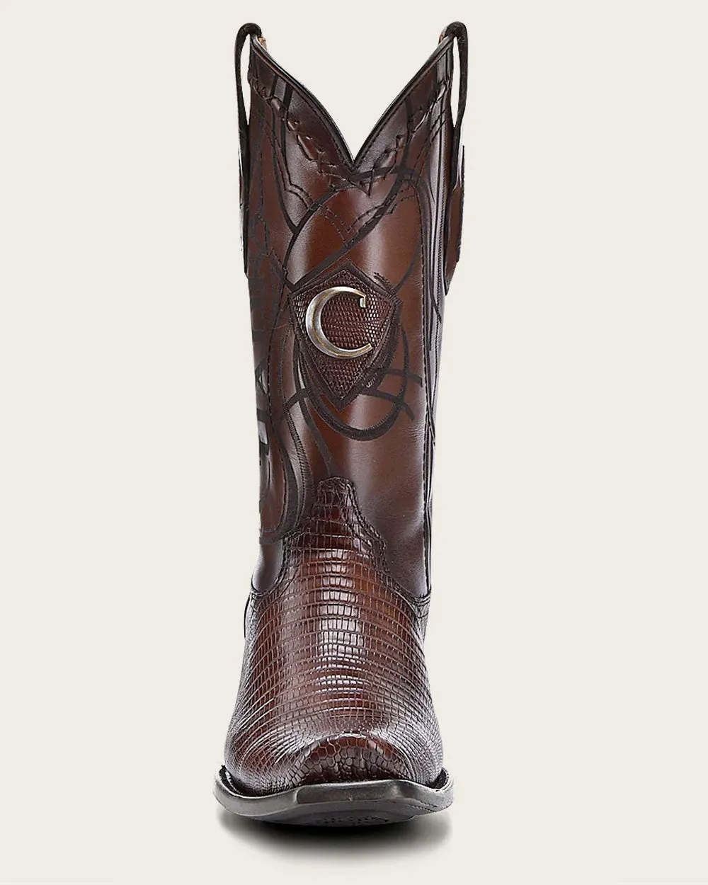 Western honey lizard boot