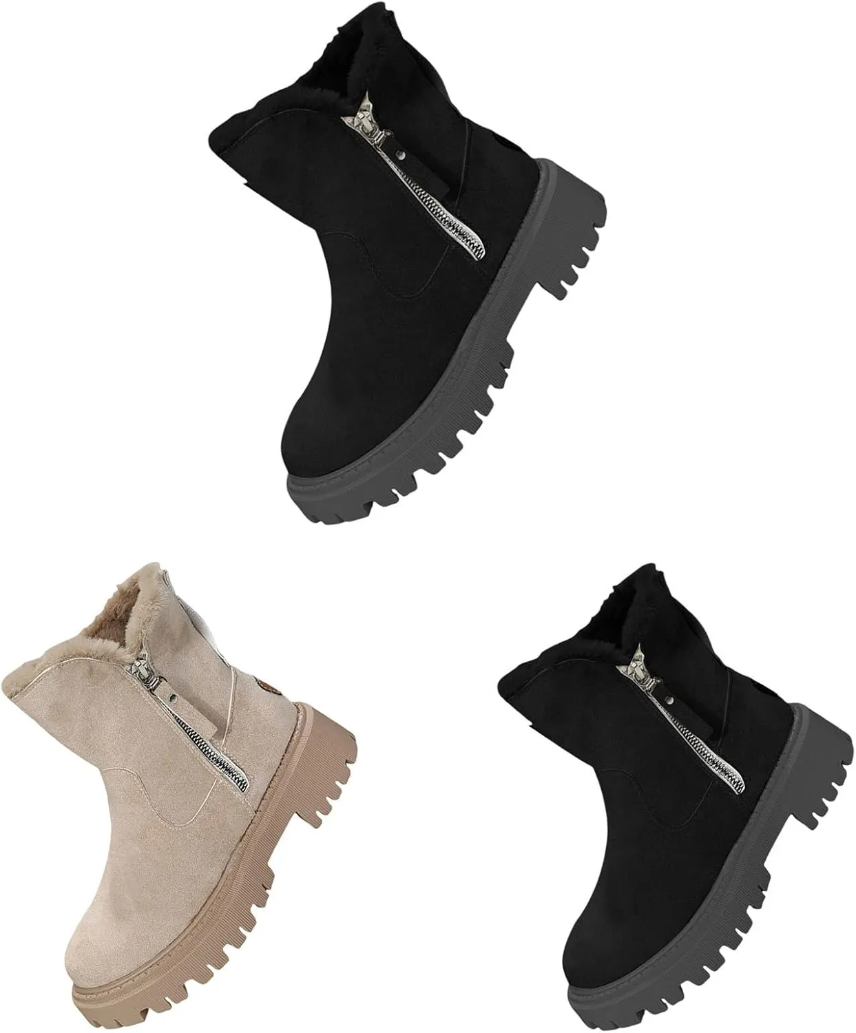 Women Boot Shoes Cotton Shoes Anti Slip Boots For Women Snow Boots Waterproof Winter Walking Shoes For Men
