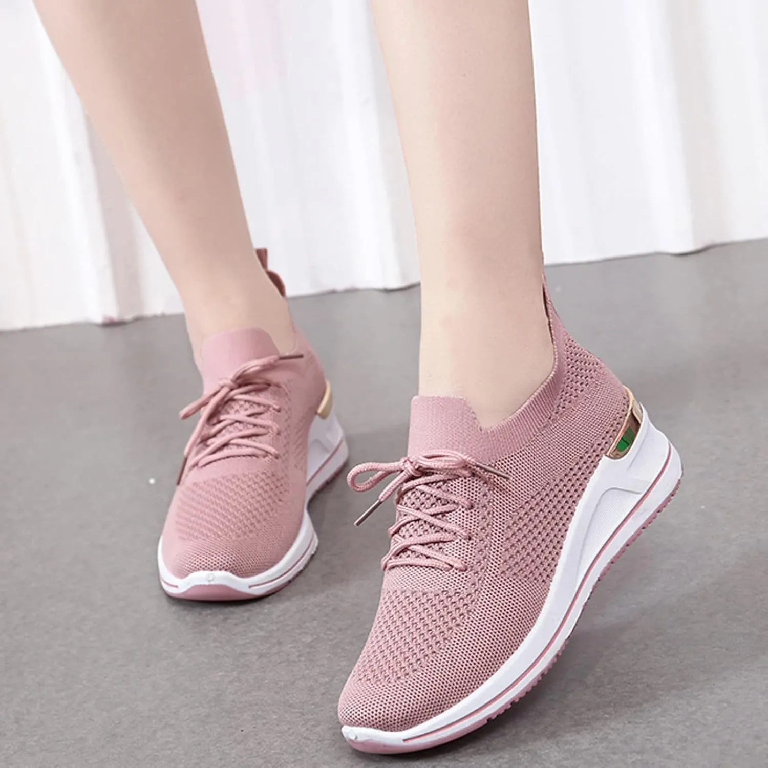 Women Casual Slip On Sneakers Lightweight Walking Shoes Comfortable Canvas Flats Non Slip Breathable Loafers