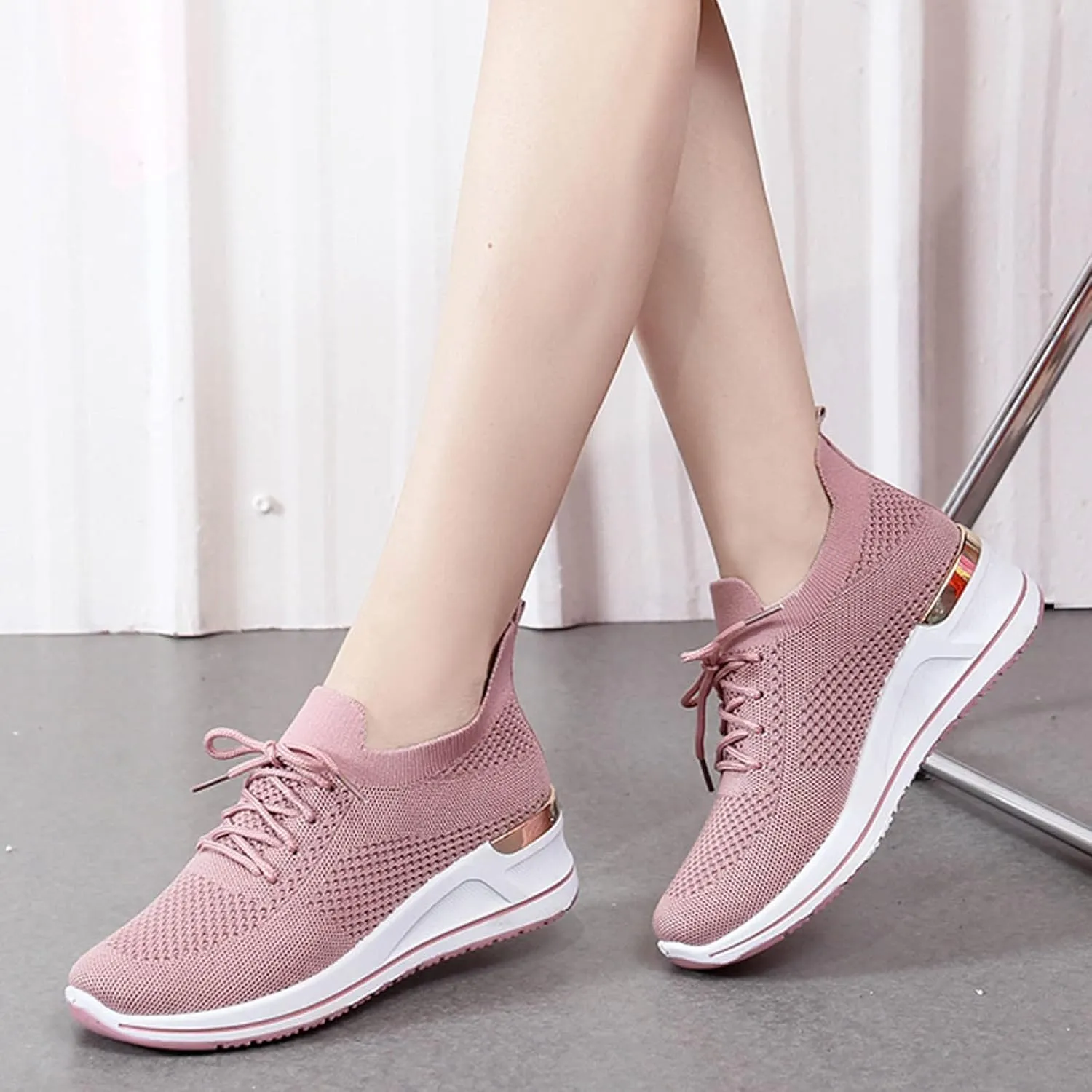 Women Casual Slip On Sneakers Lightweight Walking Shoes Comfortable Canvas Flats Non Slip Breathable Loafers