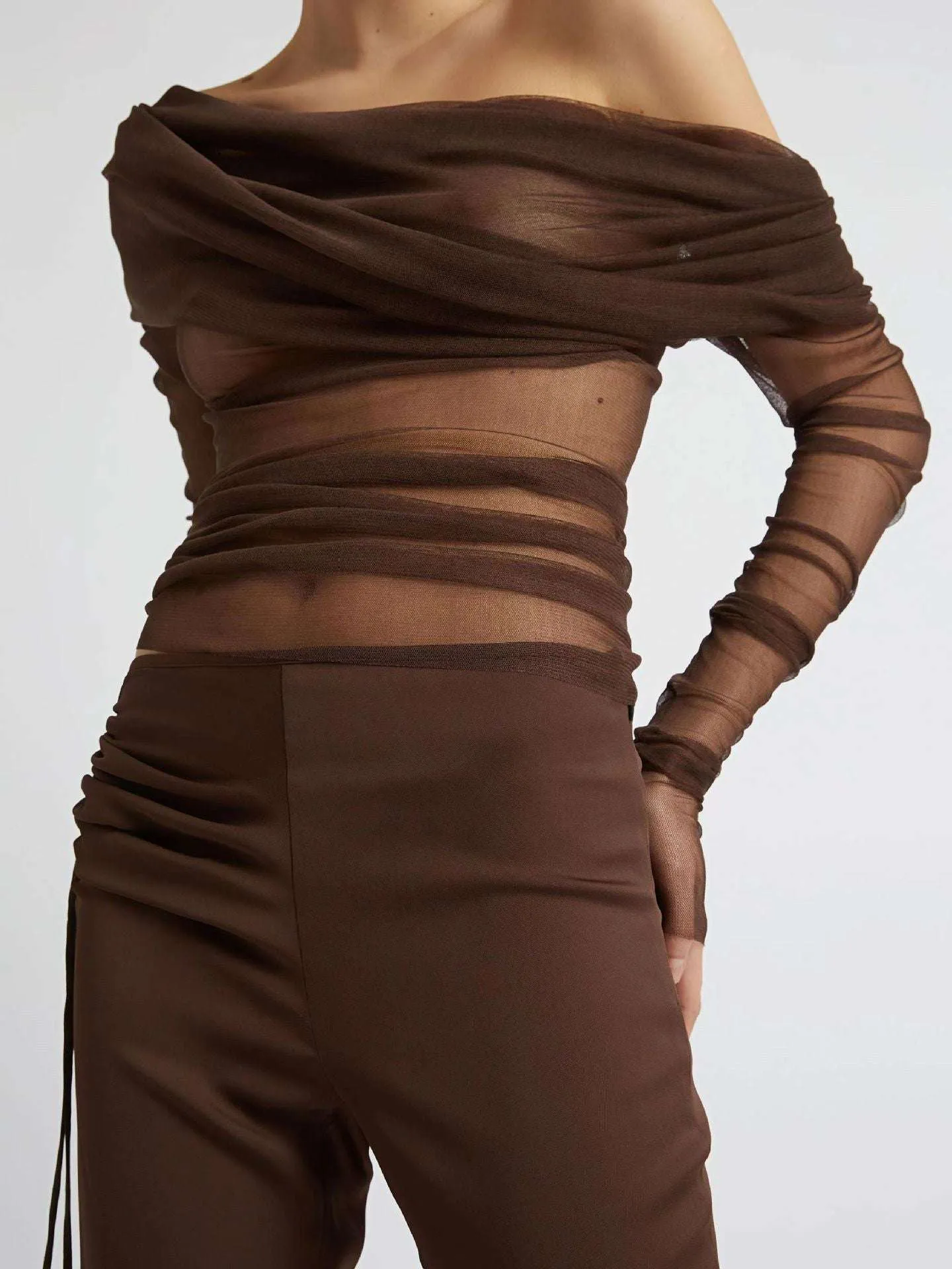 Women's Stylish Slim Mesh Breathable Top